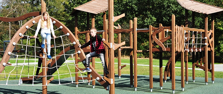Custom Wood Playground Design
