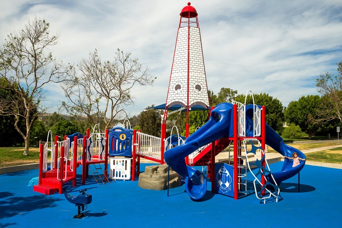 Modern Playground Equipment with Moderate Theme