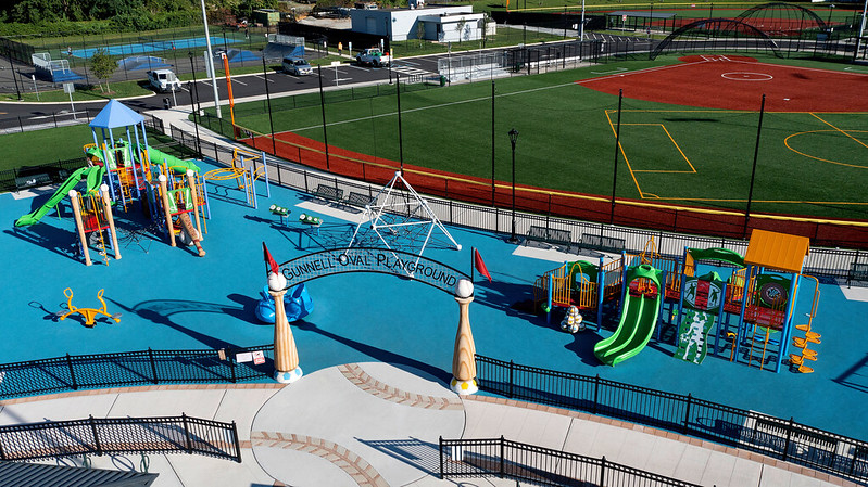 Custom Baseball Themed Playground Design