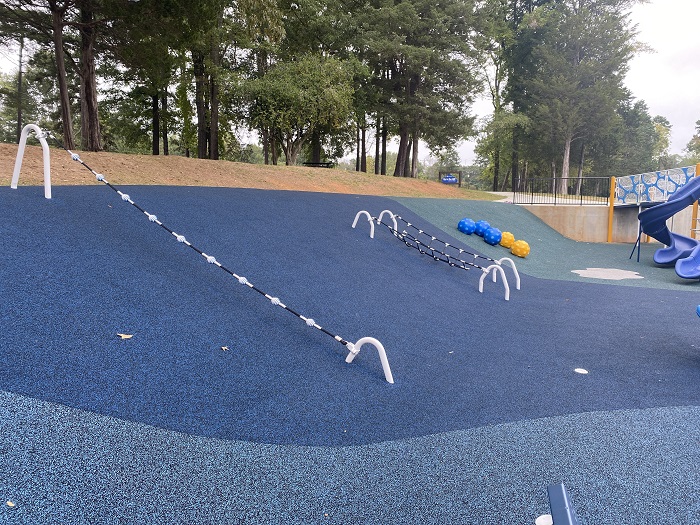 Custom Playground Design Using Equipment on Slopes