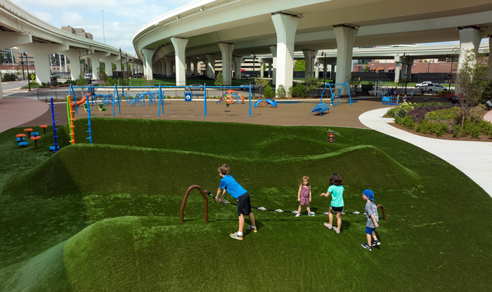 Modern Playground Design for Urban Space